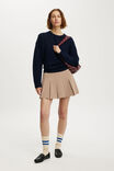 Luxe Crew Sweater, INK NAVY - example image 2