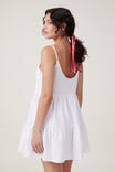 Summer Tiered Mini Dress, WHITE - alternate image 3