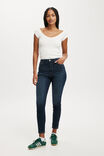 Curvy High Stretch Skinny Jean, ECLIPSE BLUE - alternate image 1