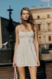 Haven Tiered Mini Dress, POLKA DOT GARDENIA - alternate image 3