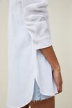 Airley Oversized Summer Shirt, WHITE - alternate image 4