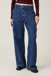 Relaxed Cargo Jean, NORDIC BLUE - alternate image 4