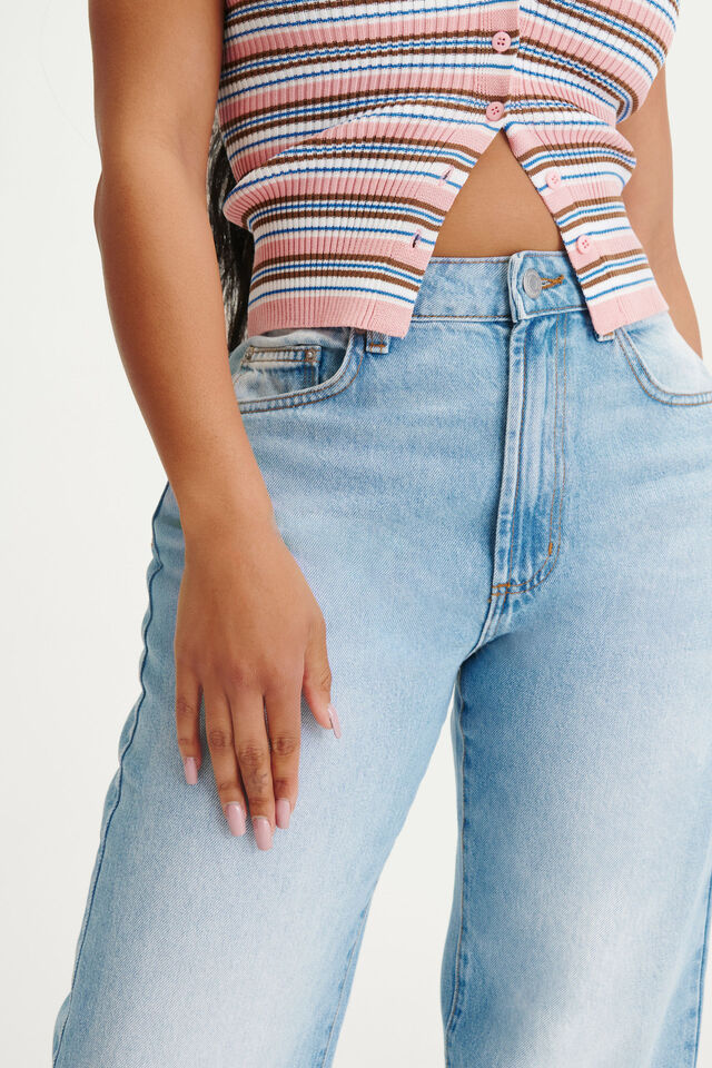 Curvy 91 Straight Jean, RUSH BLUE