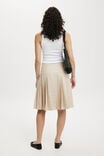 Serena Pleated Midi Skirt, STONE - alternate image 2