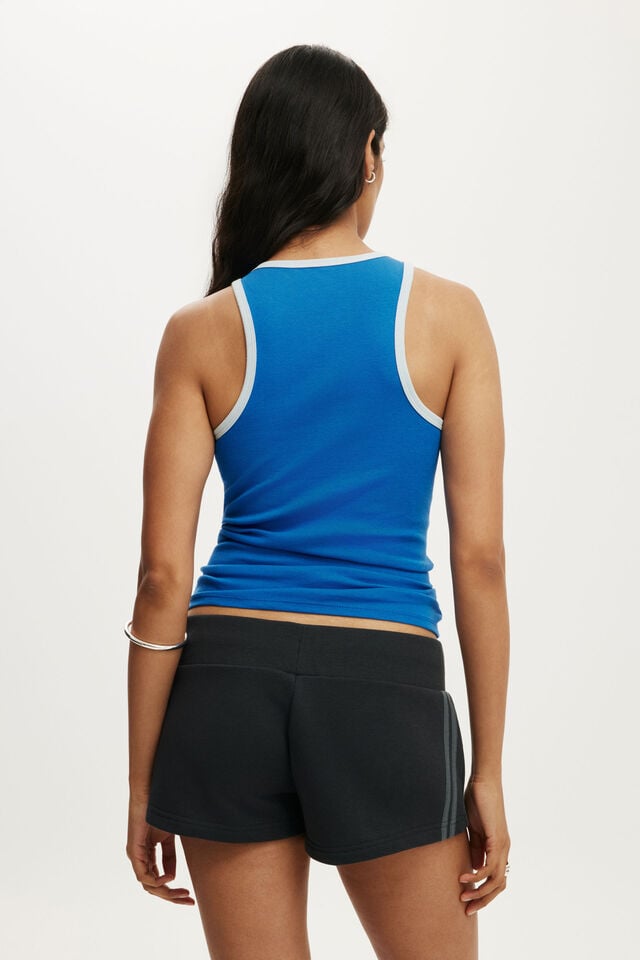 Racer Graphic Tank, MAIN CHARACTER/ COBALT