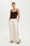 Baggy Sweatpant, COCONUT/DARK OAK - example image 1