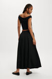 Lea Full Circle Maxi Skirt, BLACK - alternate image 2