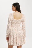 Valerie Long Sleeve Mini Dress, PAISLEY DITSY BLONDIE - example image 3