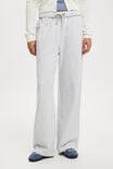 Classic Wide Leg Sweatpant, SOFT GREY MARLE - alternate image 4