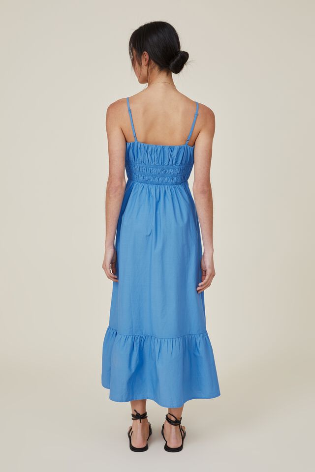 Izzy Strappy Midi Dress, ELECTRIC BLUE