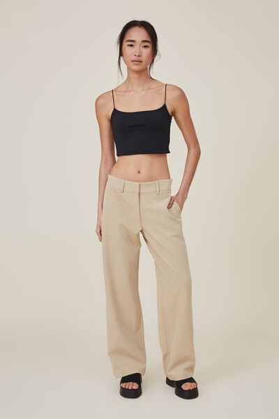 Jessie Low Rise Pant, EARTHY SAND