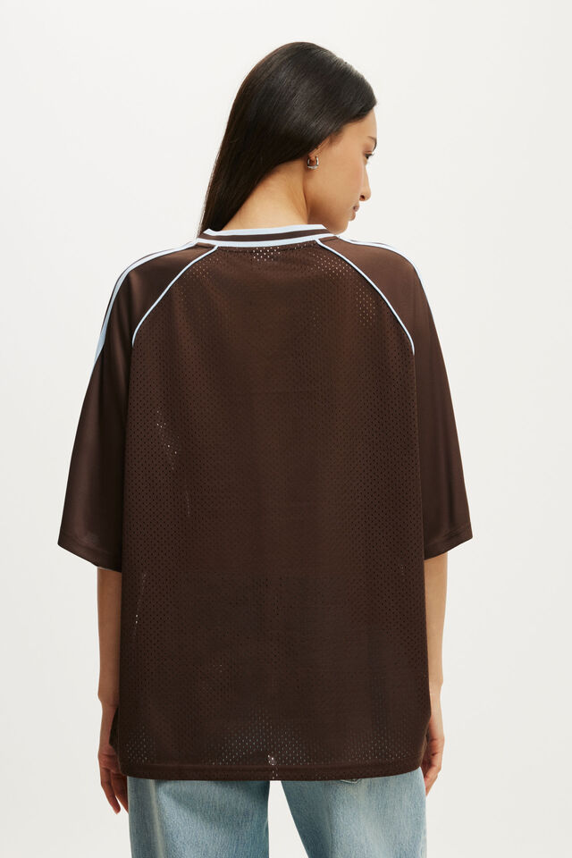The Raglan Graphic Jersey, BROOKLYN / DARK OAK
