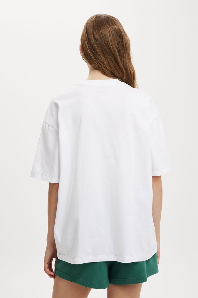 The Boxy Graphic Tee, MONTREAL/WHITE
