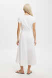 Brooke Broderie Midi Shirt Dress, WHITE - alternate image 3