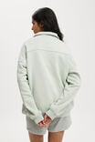 Classic Fleece Oversized Half Zip Sweatshirt, MEADOW MIST - alternate image 3