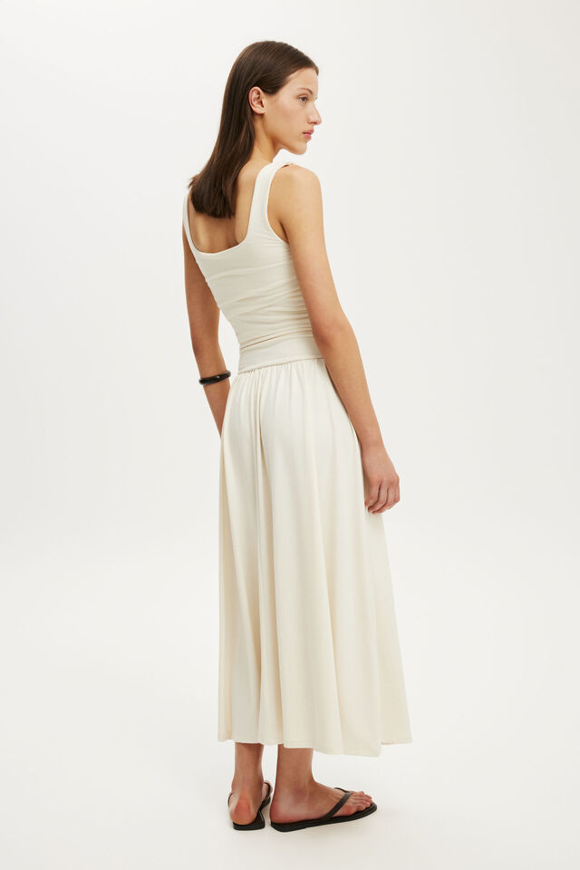 Maple Maxi Dress, CREME FRAICHE