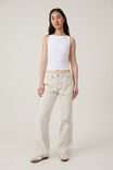 Cord Stretch Bootcut Flare Jean, PORCELAIN/UTILITY - alternate image 5