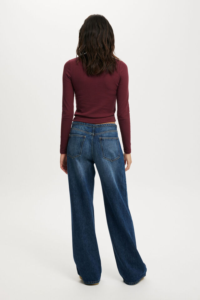 Lyocell Wide Pant, GROTTO BLUE