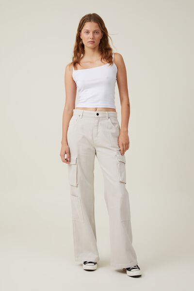 Cotton On Relaxed-Fit Parachute Cargo Pants
