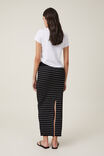 Knit Maxi Skirt, CLASSIC STRIPE BLACK - alternate image 2