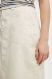 Morgan Utility Maxi Skirt, COCONUT - alternate image 3