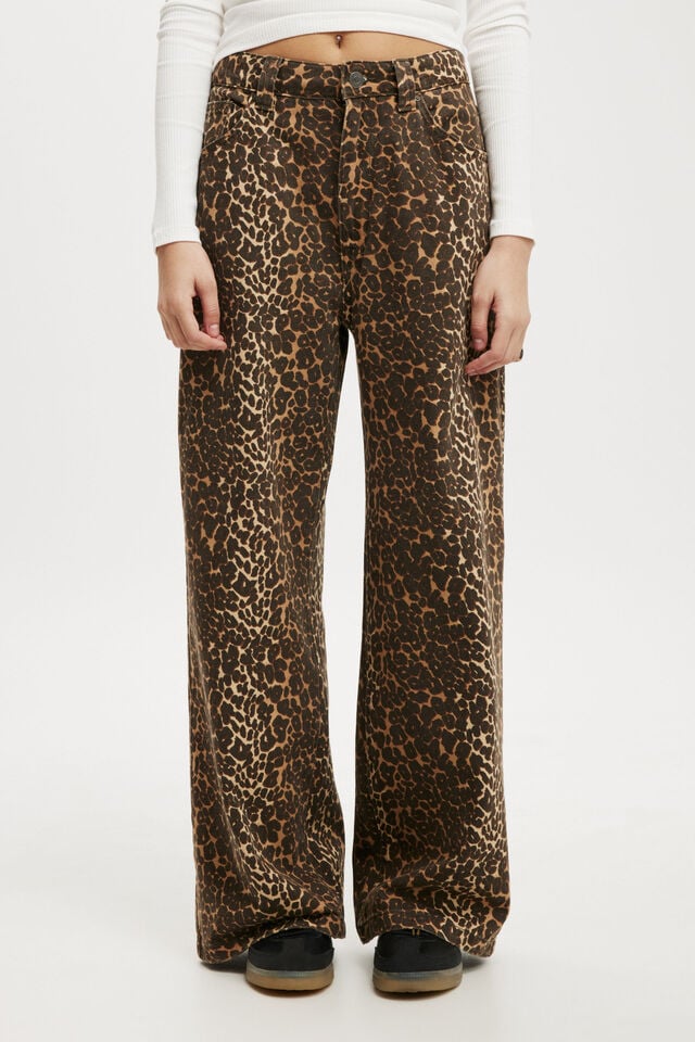 Super Baggy Jean, LEOPARD/CARPENTER