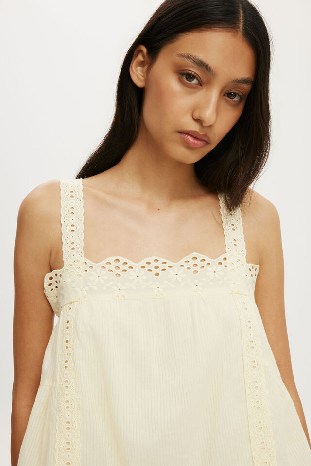 Tyler Babydoll Cami, VANILLA GLOW