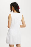Sienna Vest Dress, WHITE - alternate image 3