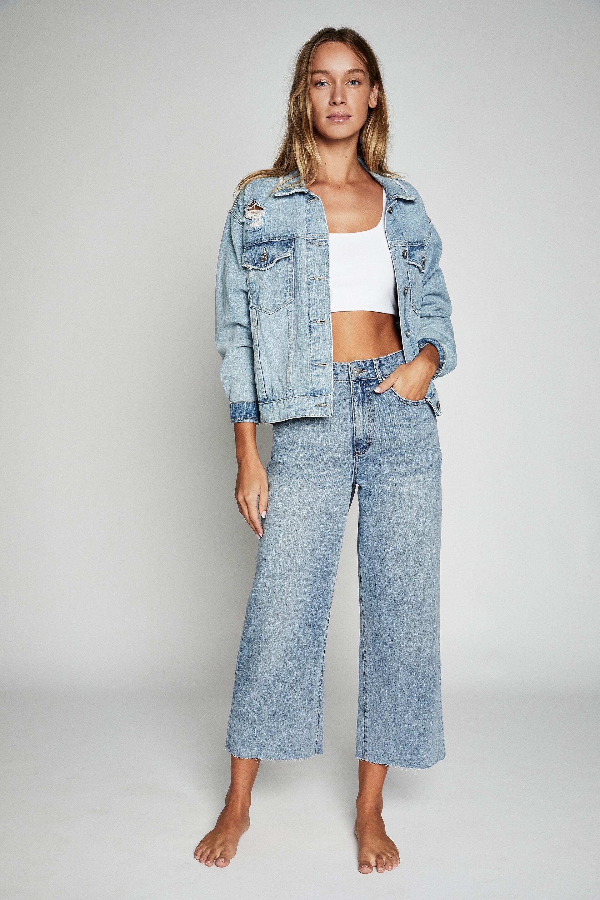 cheap cropped jeans
