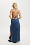 Vestido - Tate Denim Maxi Dress, SEA BLUE - vista alternativa 3