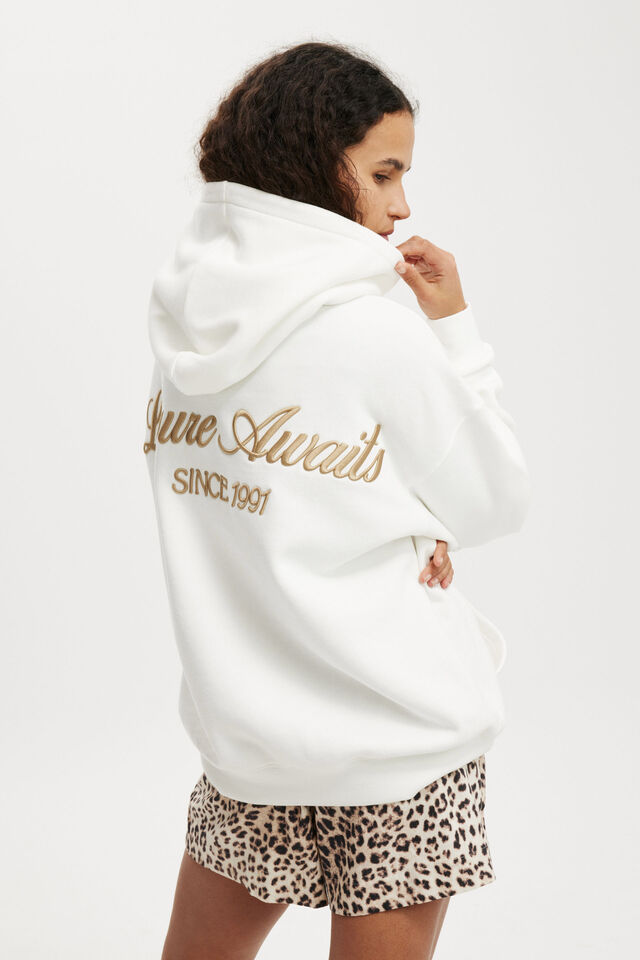 Classic Fleece Graphic Hoodie, BECKLEY HOUSE/WHITE