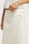 Lexi Utility Wrap Midi Skirt, CREME FRAICHE - example image 3