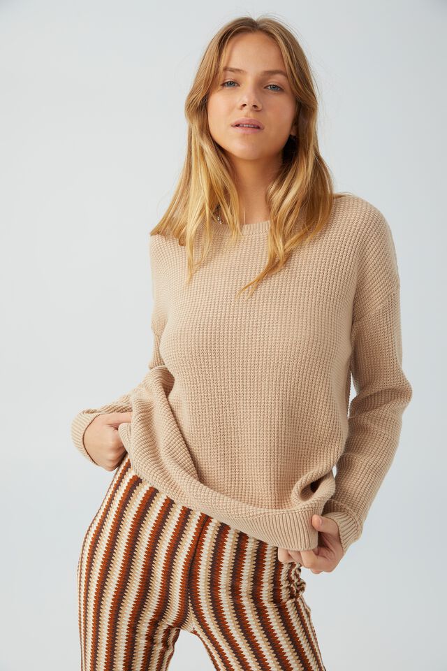 Everyday Pullover, WASHED SAND