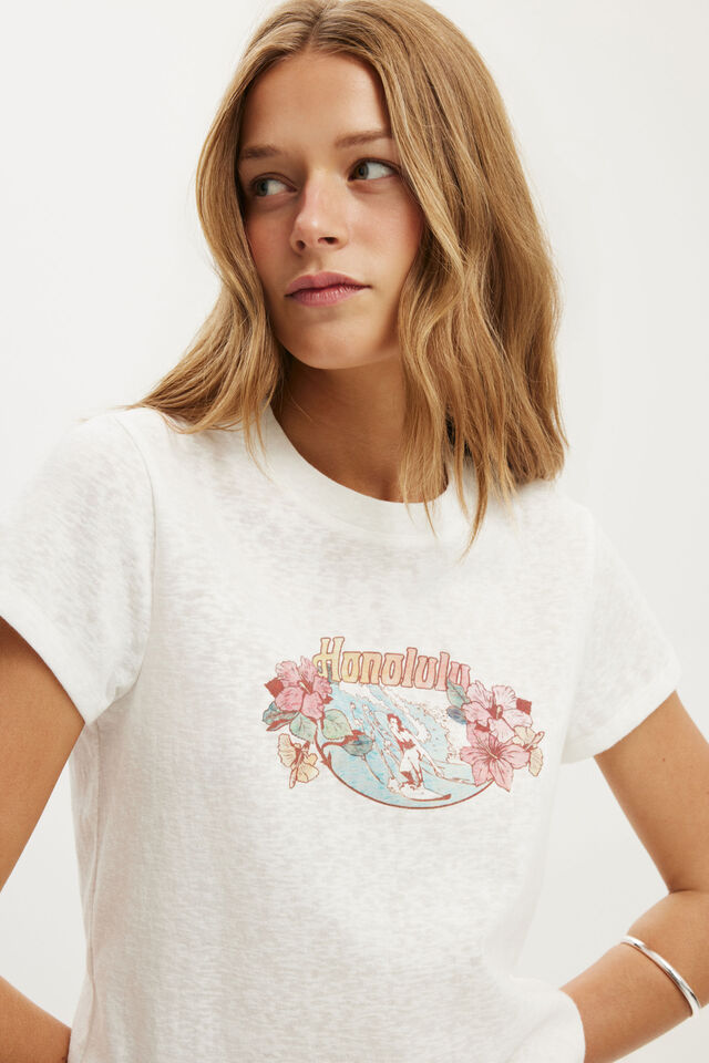The Original Graphic Tee, HONOLULU / VINTAGE WHITE