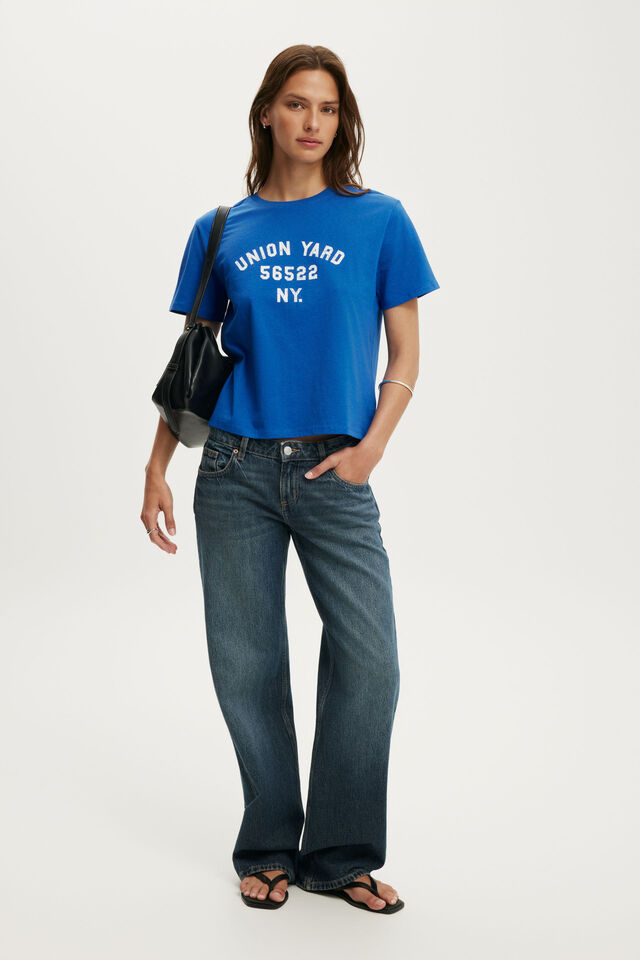 The Off Duty Graphic Tee, UNION YARD/ SOVEREIGN BLUE