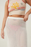 Stormy Crochet Maxi Skirt, COCONUT - alternate image 4