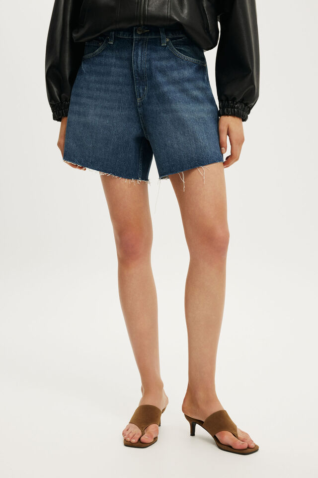 High 90 S Denim Short, PURE BLUE RAW