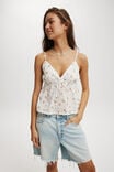 Cotton Lace Cami, SOPHIE STRAWBERRY - alternate image 1