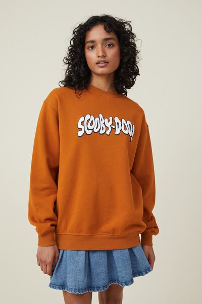 Scooby Doo Crew Sweatshirt, LCN WB SCOOBY DOO/PUMPKIN SPICE