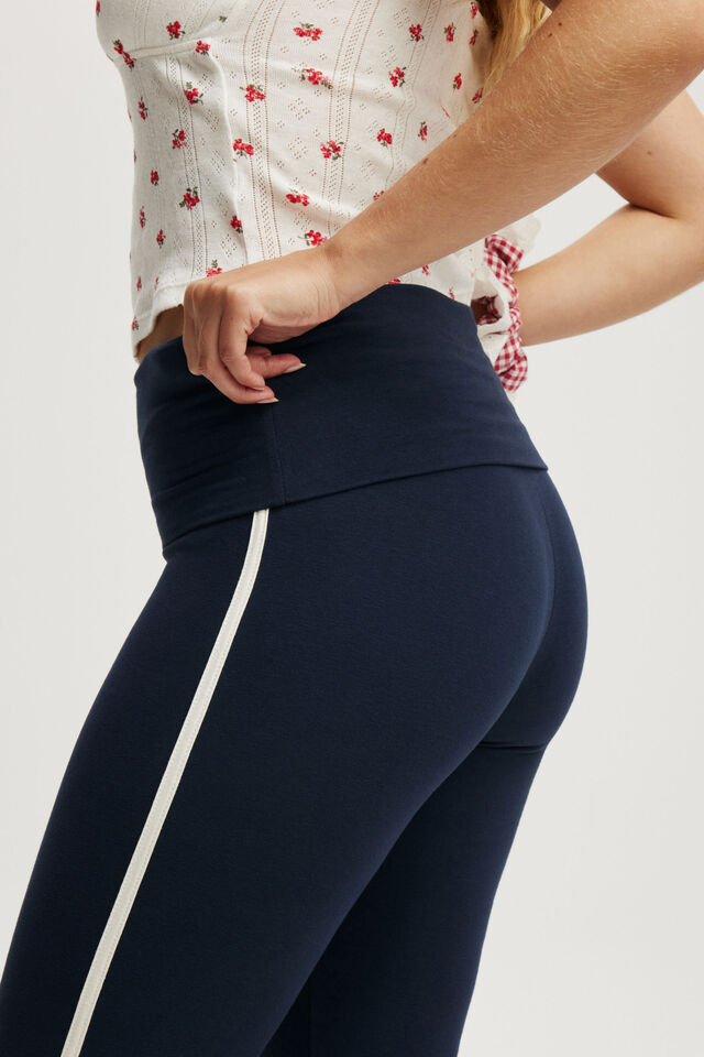 Bella Bootleg Pant, WINTER NIGHT SPORTY STRIPE