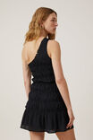 Demi One Shoulder Mini Dress, BLACK - alternate image 3