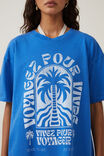 The Oversized Graphic Tee, TRAVEL TO LIVE/BLUE MOON - alternate image 4