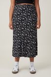 Bloom Maxi Slip Skirt, ELODIE DITSY BLACK - alternate image 4