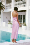 Lace Trim Maxi Dress, LAVENDER SKY - alternate image 3