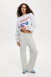 Classic Graphic Crew Sweatshirt, MERCADO/ SOFT GREY MARLE - alternate image 2