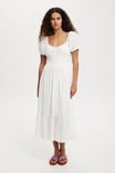 Charlotte Maxi Dress, WHITE TEXTURE - alternate image 1