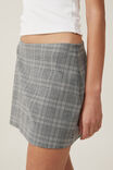 Harper Suiting Mini Skirt, GREY CHECK - alternate image 4