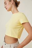 The Baby Tee, PALE YELLOW - alternate image 4