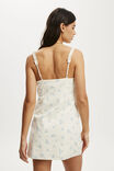 Emily Ruffle Mini Dress, SOPHIA DITSY CREME FRAICHE - example image 3