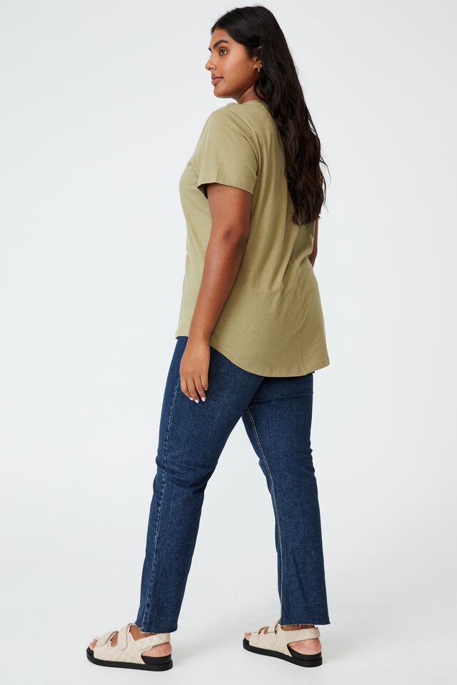 Curve The One Crew Tee, SOFT MOSS